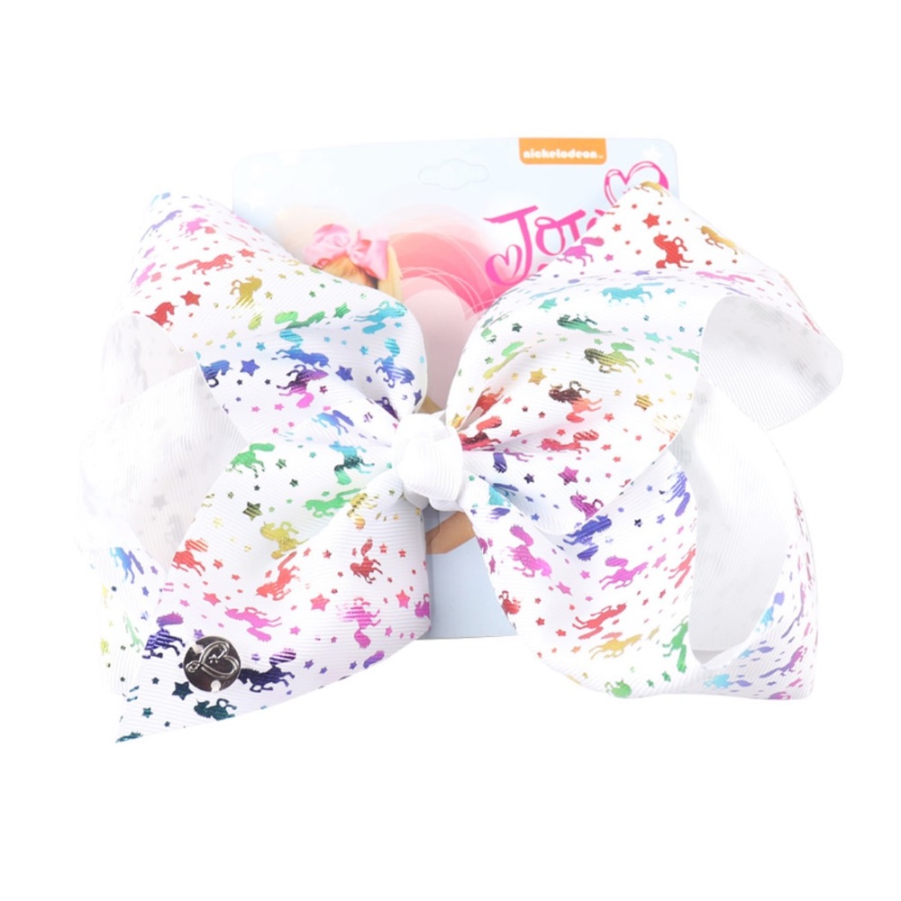 JoJo multicolor horse hairbow NIP